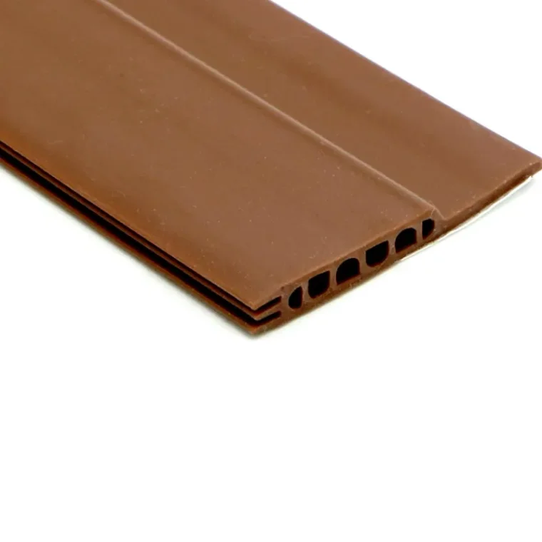 Window weather stripping brush for frame side sealing