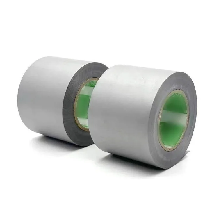 Durable blue silver gray duct tape