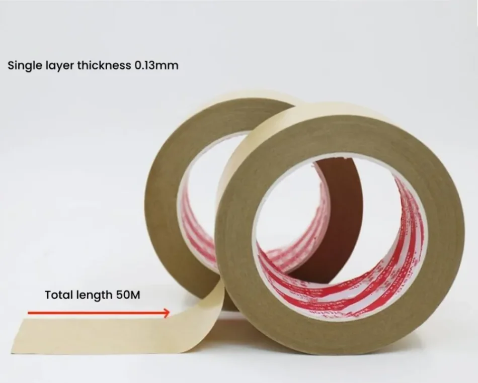 Custom logo on eco-biodegradable banding tape