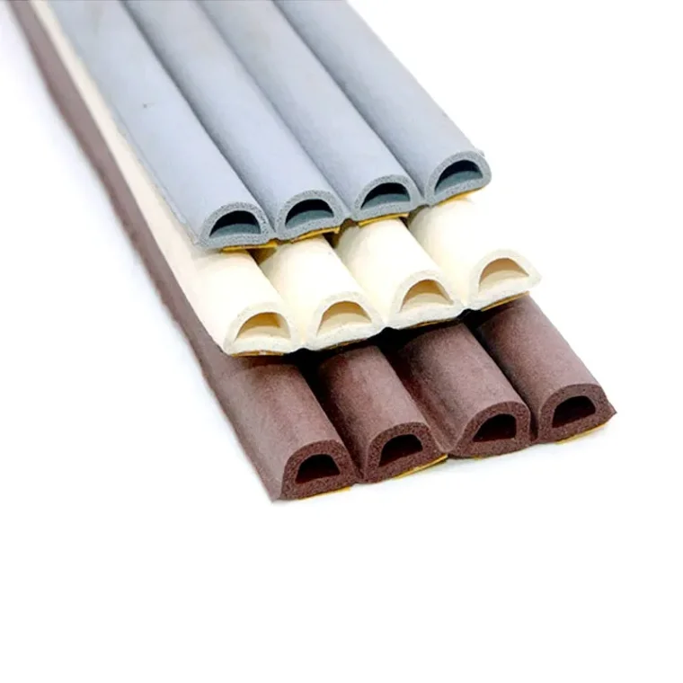 Close-up of 10mm-12mm adjustable rubber sealing strip