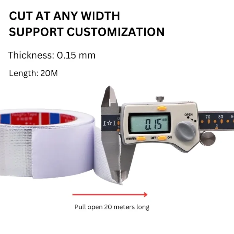 Strong gaffer tape for duct pipe sealing, waterproof and durable