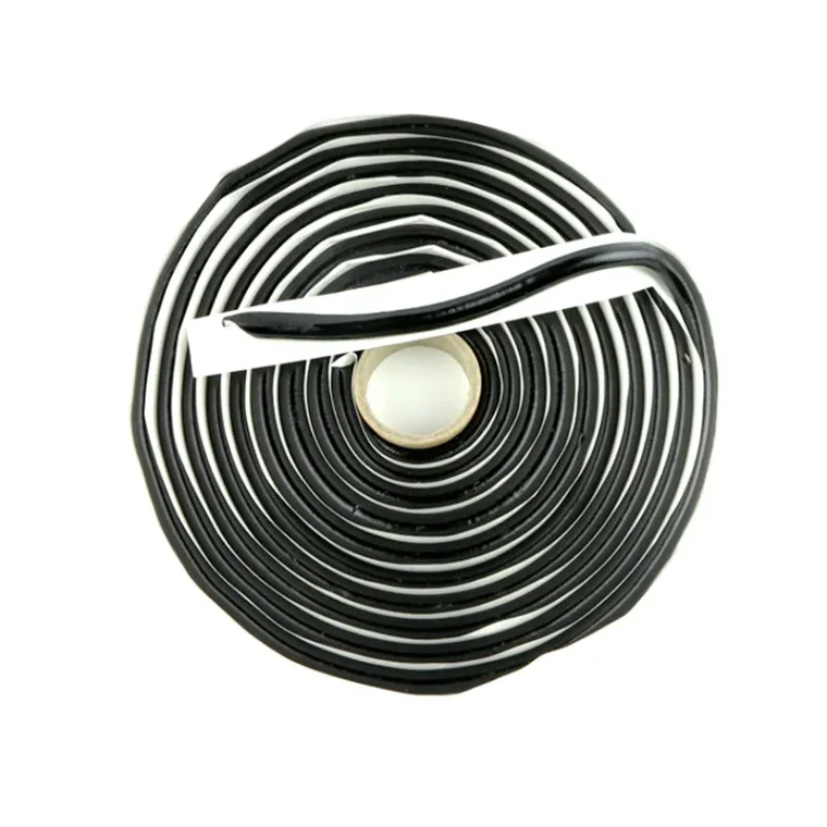 Application of black hot melt sealant tape