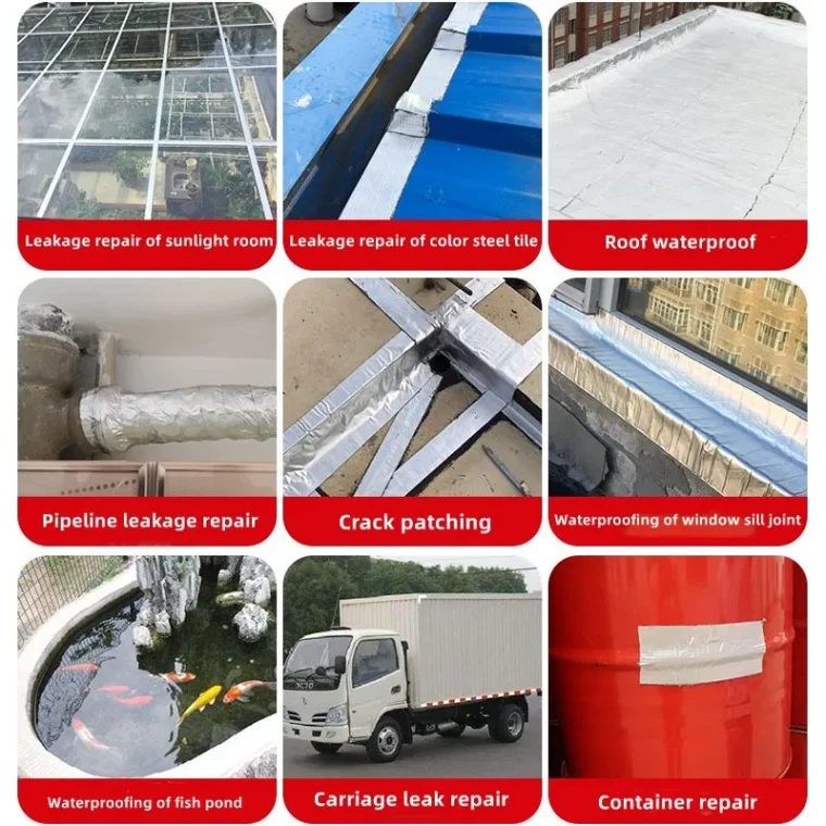 Strong adhesion self-adhesive repair tape for repairs
