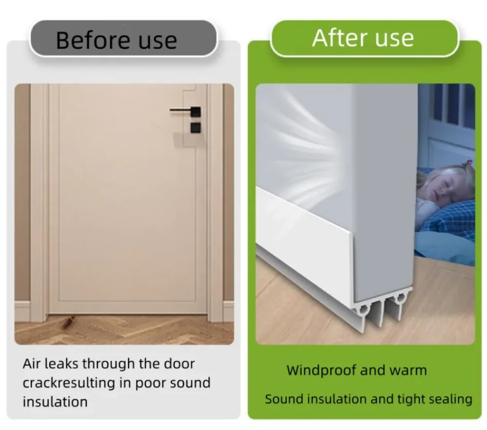 Three-layer silicone rubber sealing strip for doors
