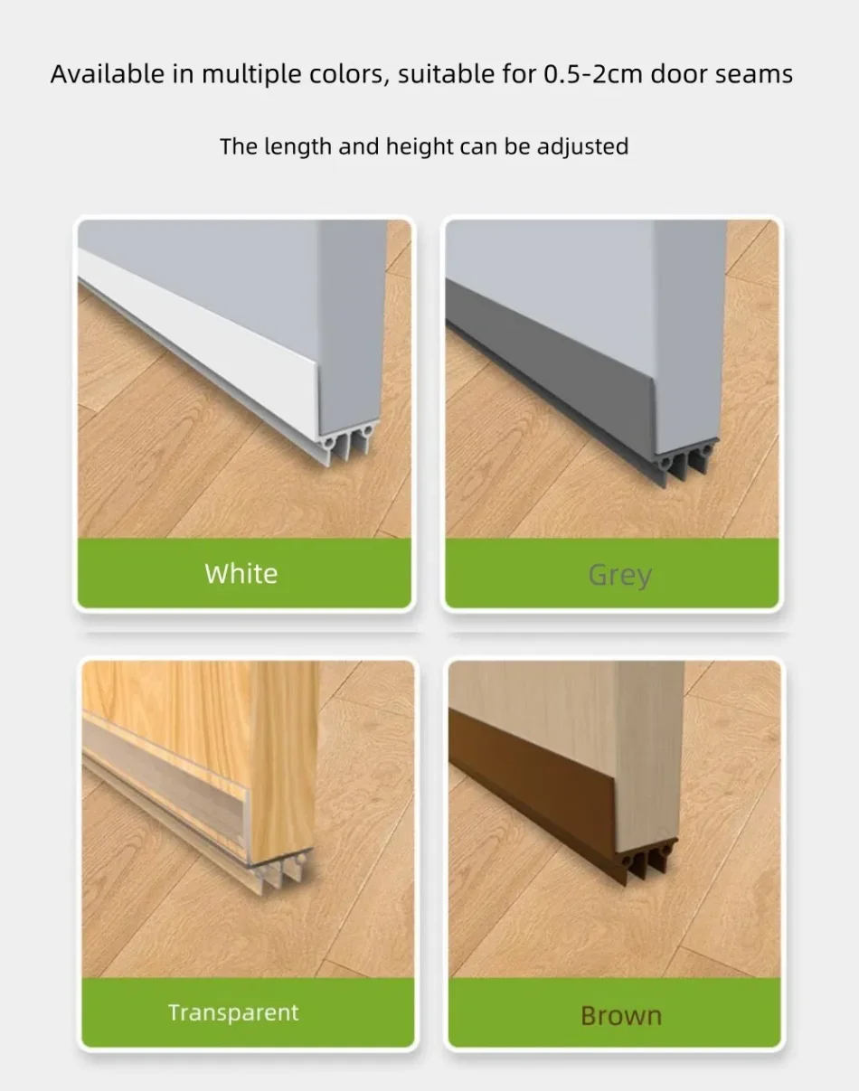 Dustproof sealing solution for wooden doors