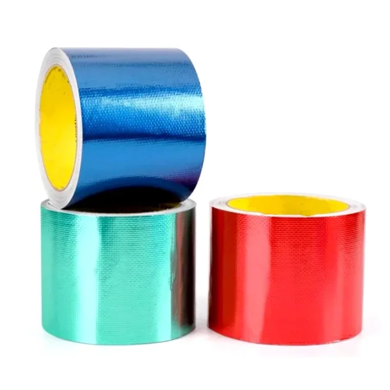 Blue waterproof tarpaulin repair tape for tents and greenhouses