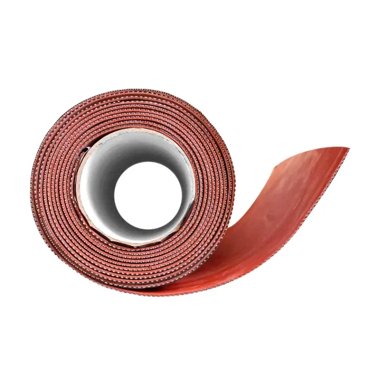 Detail view of flexible butyl rubber flashing tape