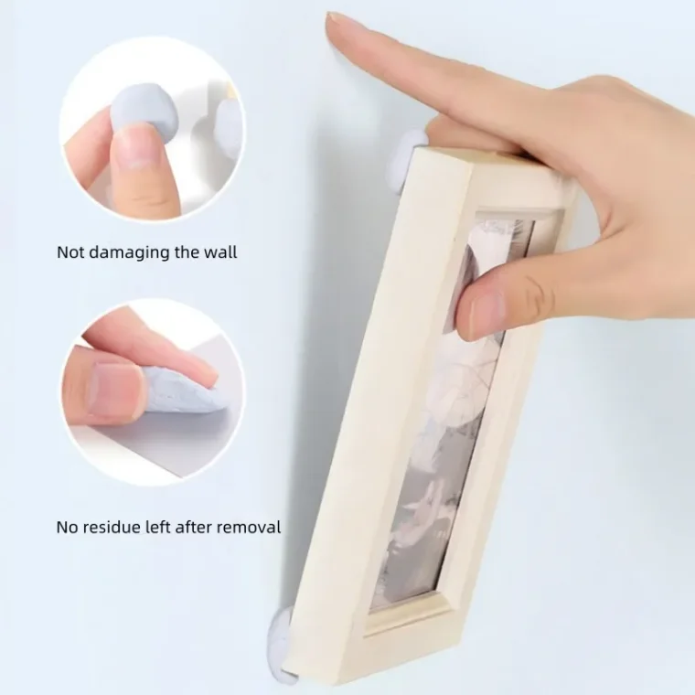 Non-stick adhesive butyl mastic for wall hanging