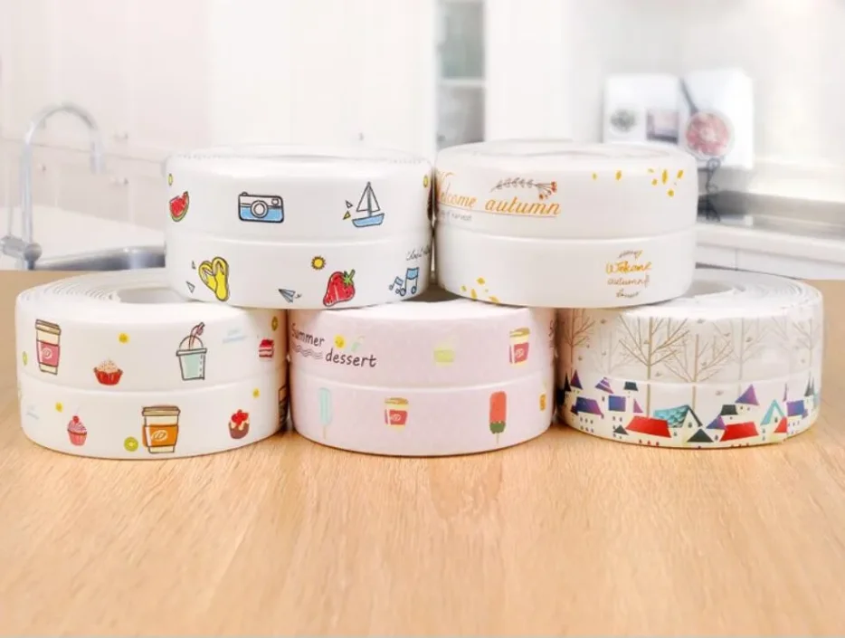 Kitchen stove waterproof edge sealing sticker
