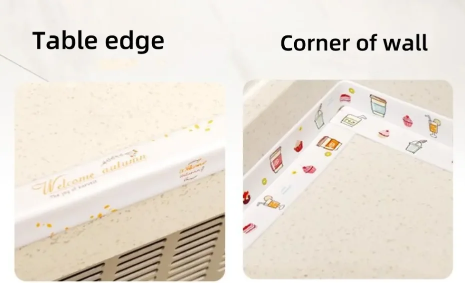 Waterproof edge sealing sticker for kitchen stove