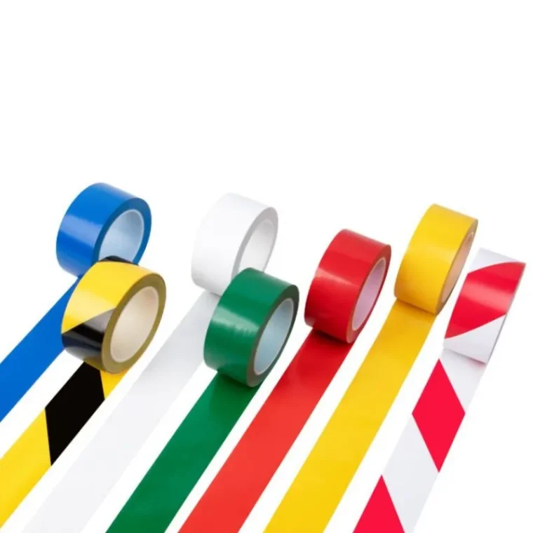 PVC warning isolation self-adhesive tape for safety passage