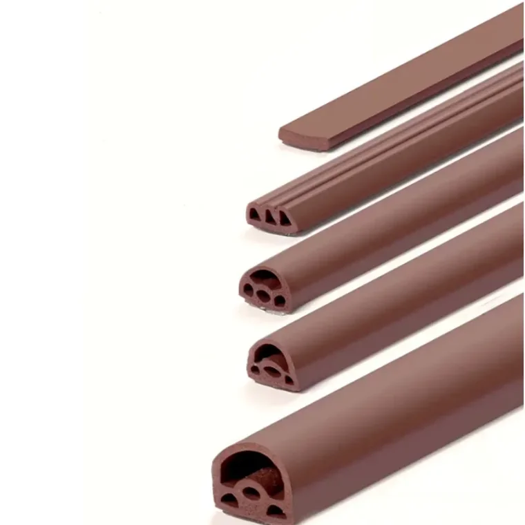 Application of wood door sound insulation seal strip