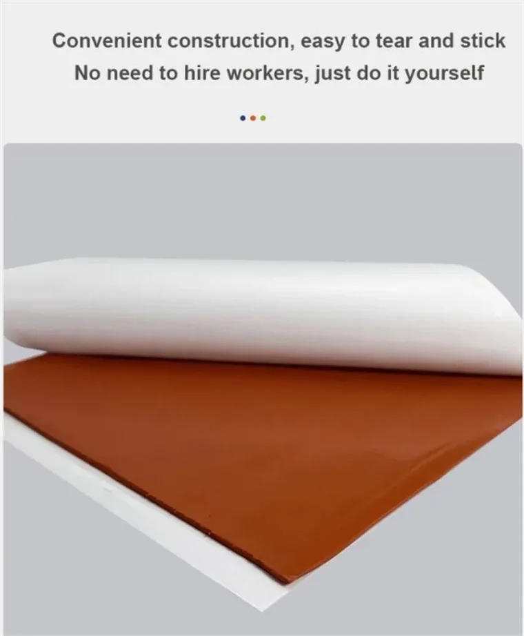 Orange fire-resistant putty pad for electrical wall cracks