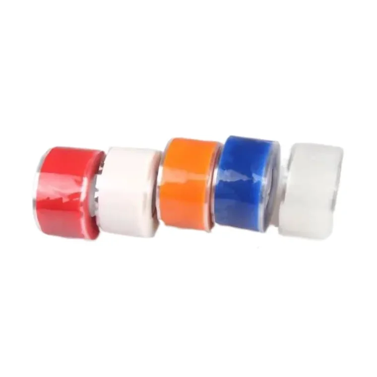 Self-fusing silicone rubber tape for pipeline repair