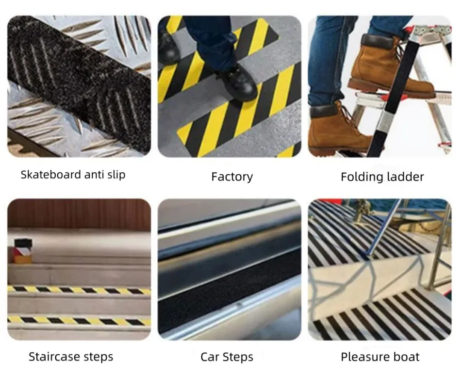 Adhesive strips non-slip tape for stairs and floor surfaces
