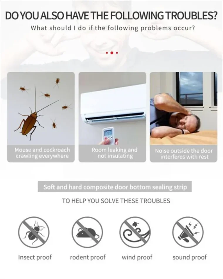 Application of self-adhesive door seam strip on indoor door