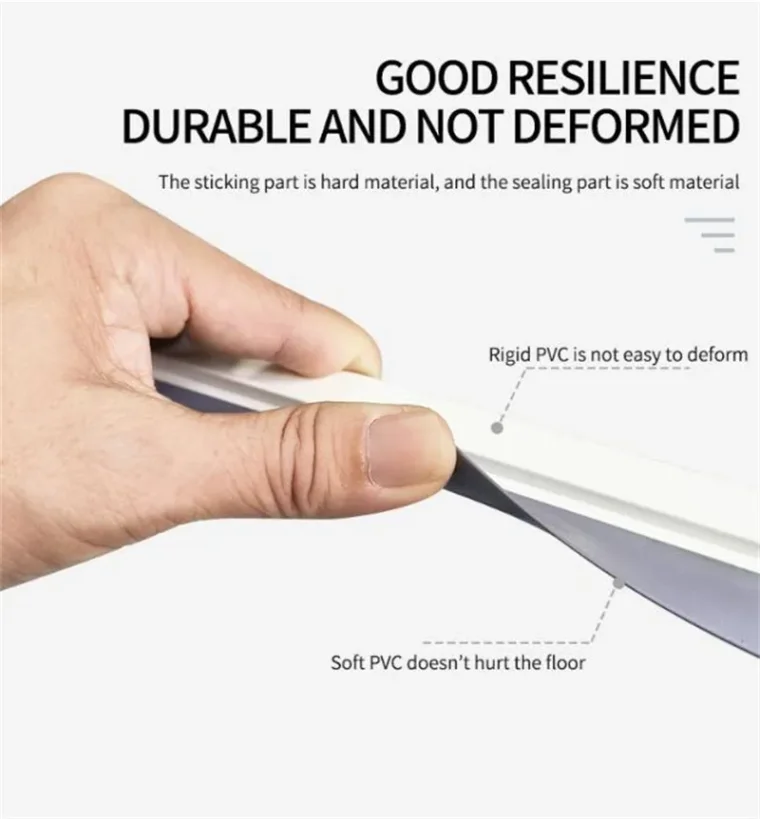 Installation process of self-adhesive door seam strip
