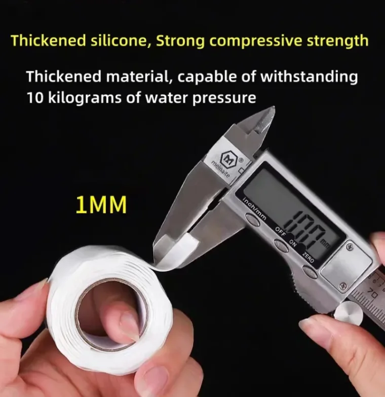 Sealing tape applied and fused on the pipe surface