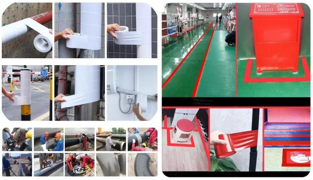 6-inch flex waterproof duct tape for sealing applications