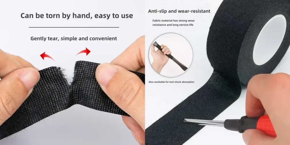 Wear-resistant self-adhesive cloth tape