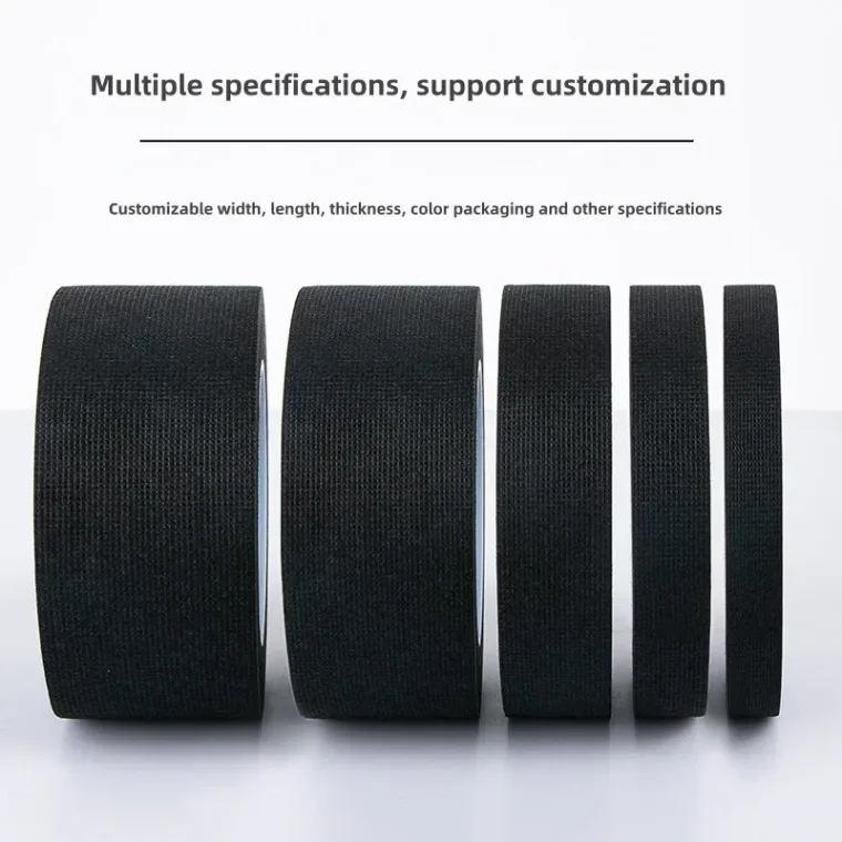 19mm wide black electrical cloth tape