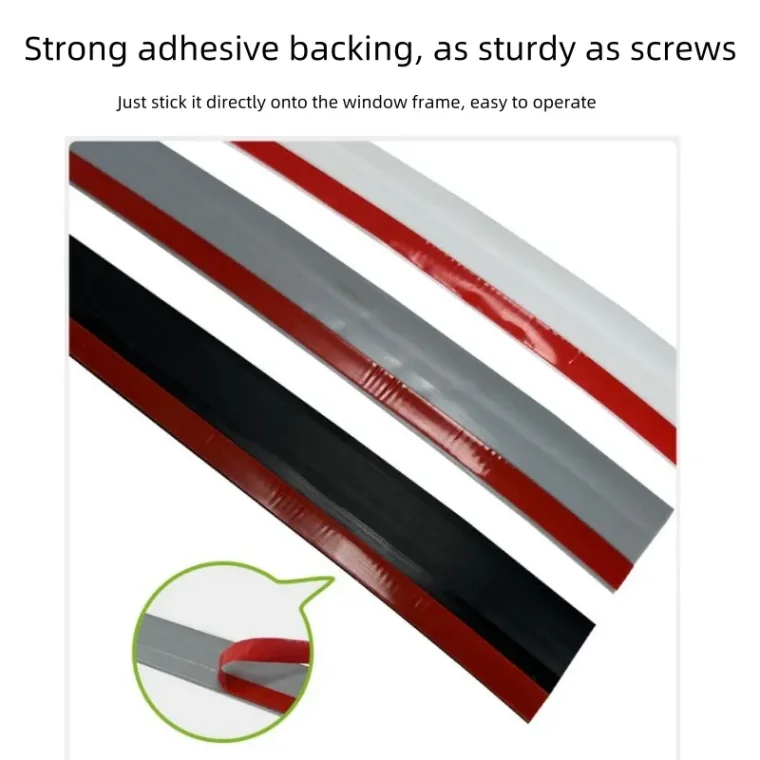 Heat preservation rubber strip for window