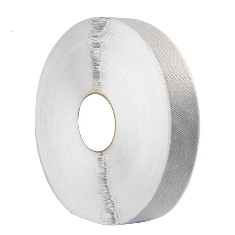 Roll of non-woven fabric sealing tape ready for use