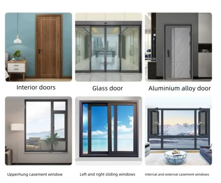 Application of sealing strip on door and window