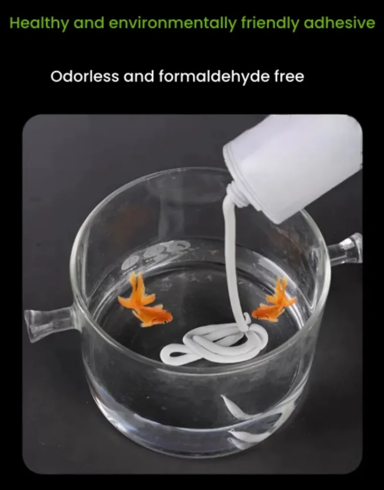 300ml glass glue cartridge for high-temperature use