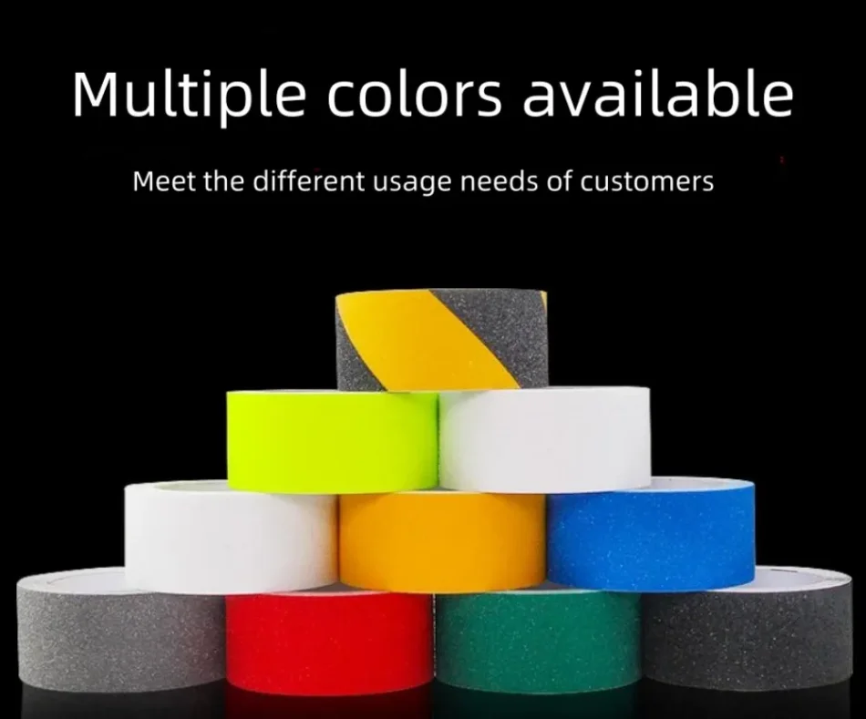 Colorful anti-slip tape for stairs, kitchen and restroom steps