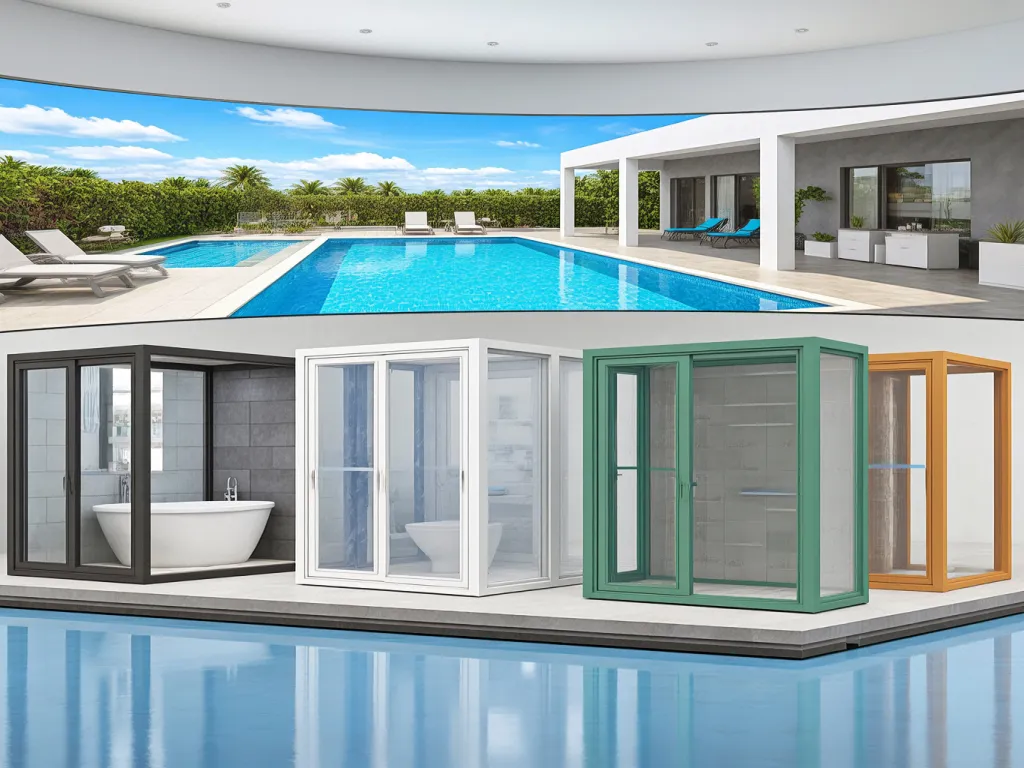 Outdoor use of waterproof sealant around a pool