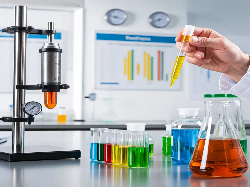 Testing pipe thread sealant in a laboratory