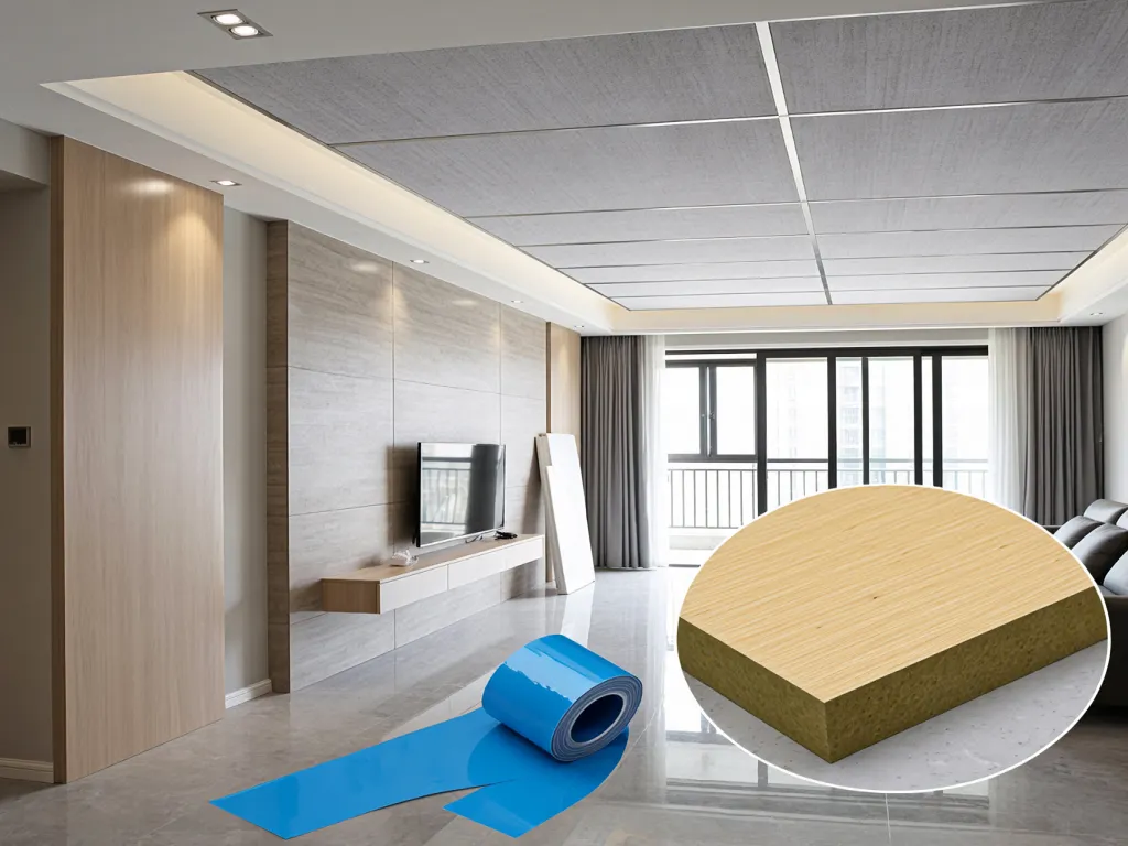 Soundproofing material for ceilings