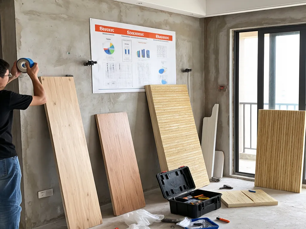 A person is installing soundproofing materials on a wall