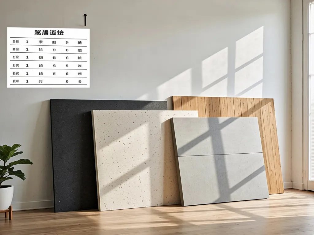A variety of low cost soundproofing sheets