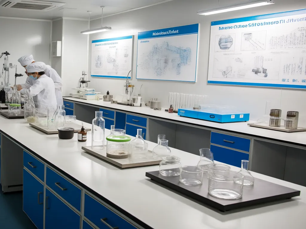 Lab technicians working with neutral cure silicone sealant