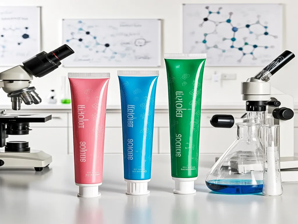 Three tubes of neutral silicone adhesive sealant in a laboratory