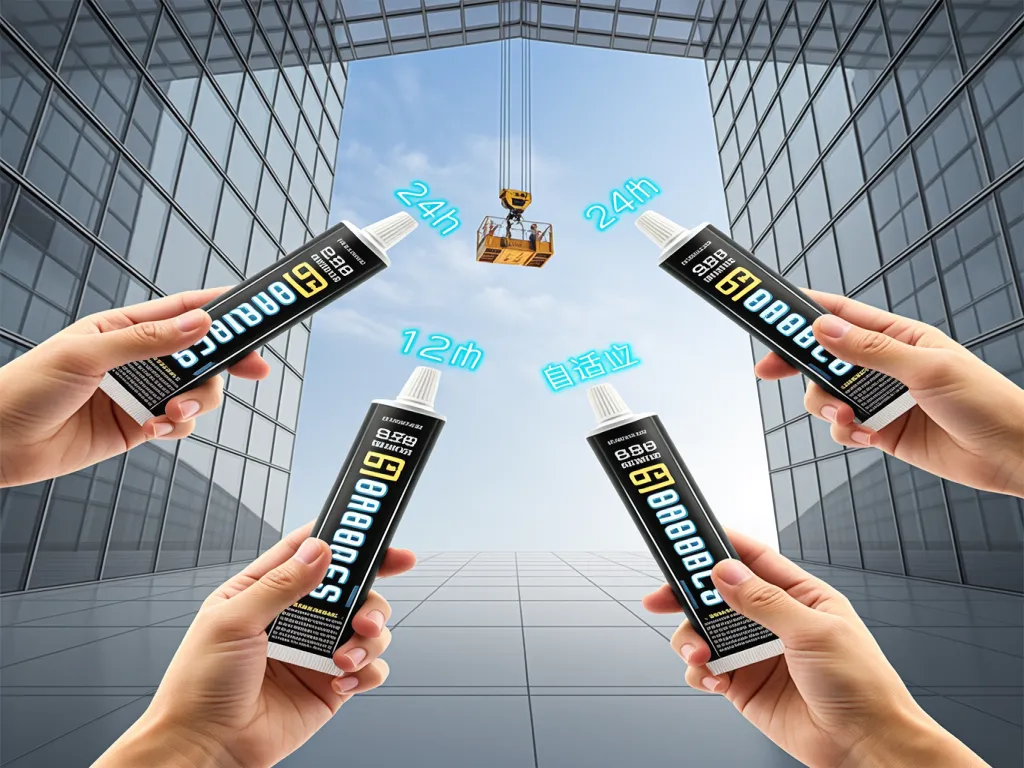 Silicone sealant neutral cure application in construction