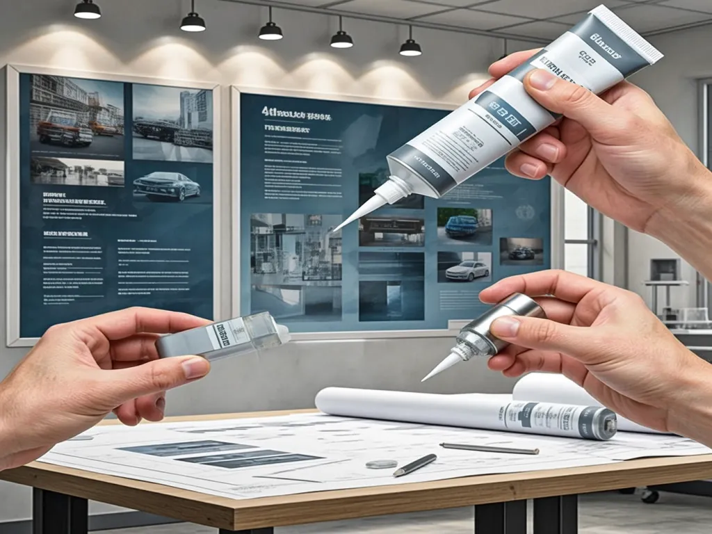 Hands using low modulus neutral cure silicone sealant