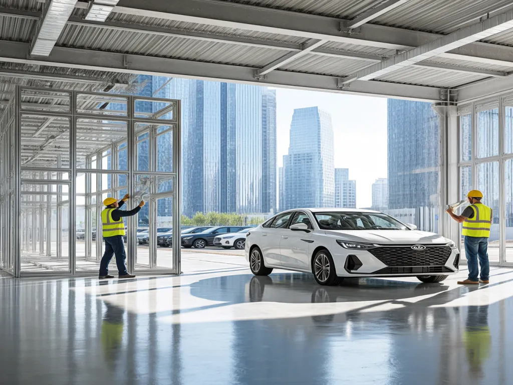 Neutral silicone sealant in car manufacturing